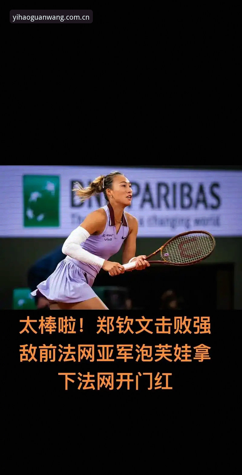 2026法网女单抽签深度分析：郑钦文保分压力与金花前景全面解析